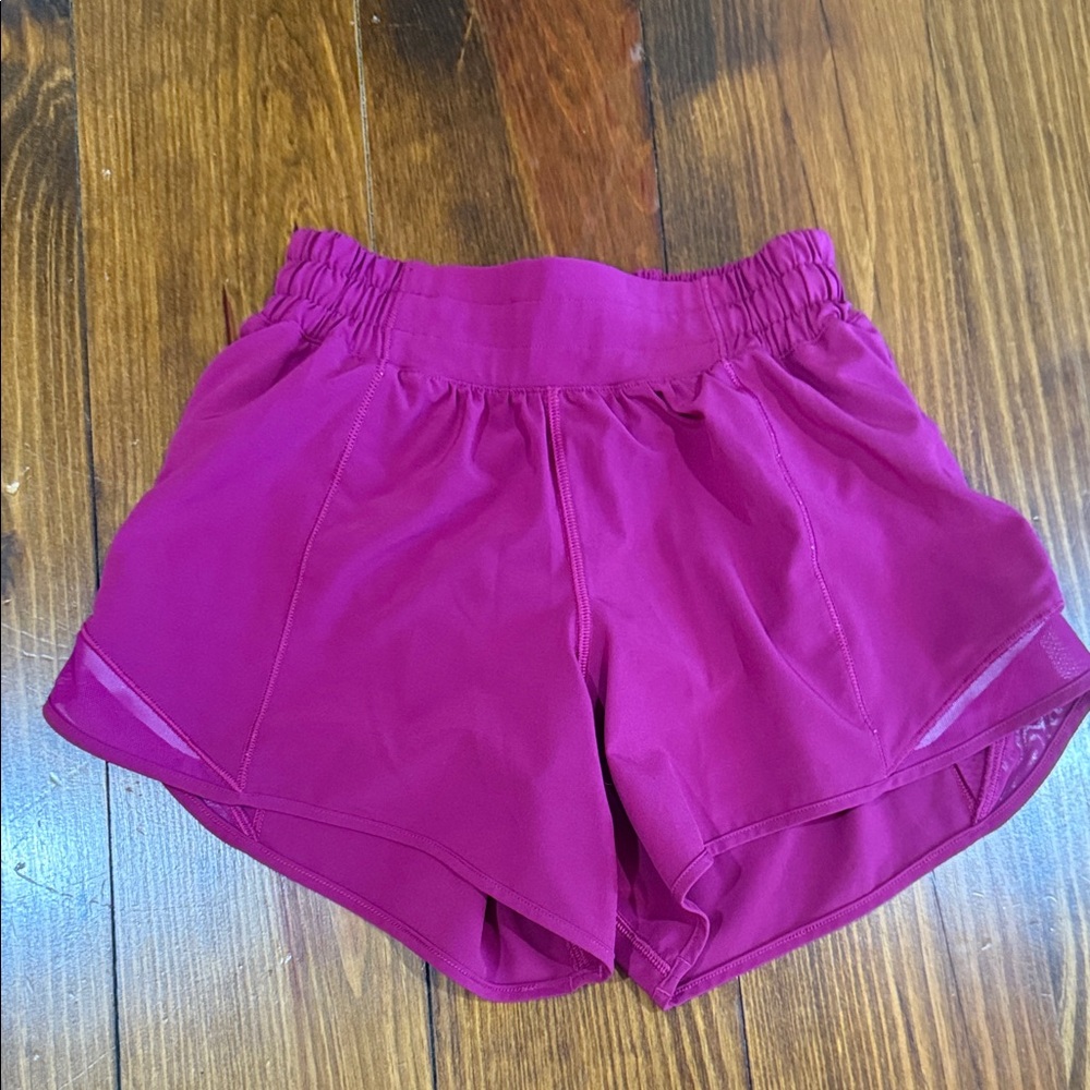 lululemon athletica Fuchsia Athletic Shorts